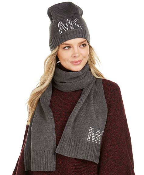 michael kors hat and scarf men|Michael Kors scarf tk maxx.